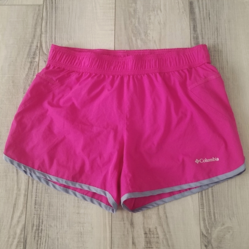 Columbia  Pink/Grey Running Shorts Med.